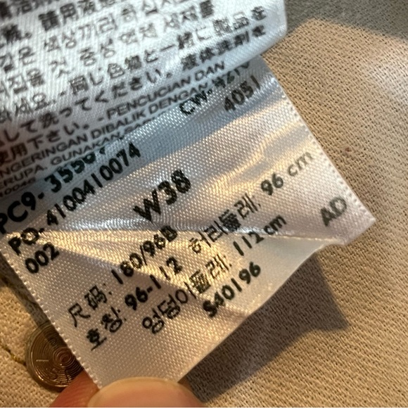 Levis 569 Men Shorts Size 38 Light Blue Denim Acid Wash Tye Dye Loose Baggy Fit - Picture 6 of 10